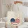 Heart-shaped American Flag Scattered Hearts Botanical Leaves - Everyday Carry Gift Quilted Tote Bag - 5