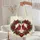 Personalized Cardinals Red Roses Berries Heart Branch Thoughtful Carry Gift Quilted Tote Bag - 5