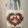 Personalized Cardinals Red Roses Berries Heart Branch Thoughtful Carry Gift Quilted Tote Bag - 6
