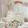 Pastoral Damask Sheep Clover Leaf Floral Wreath Everyday Carry Gift Quilted Tote Bag - 5