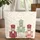 Nutcracker Figures Snowflake Wreath Christmas Party Gift Quilted Tote Bag - 1