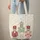 Nutcracker Figures Snowflake Wreath Christmas Party Gift Quilted Tote Bag - 6