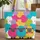 Fluffy Sheep Patchwork Personalized Name Ribbon - Everyday Carry Gift for Kids Quilted Tote Bag - 1