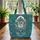 White Bison Tribal Feather Head Floral Wreath - Wildlife Lover Everyday Carry Gift Quilted Tote Bag - 3