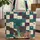 Bald Eagle American Flag Liberty Bell - Everyday Carry Gift Quilted Tote Bag - 1