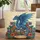 Majestic Blue Dragon Ancient Books Fantasy Flowers - Everyday Carry Gift for Dragon Lover Quilted Tote Bag - 1