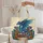 Majestic Blue Dragon Ancient Books Fantasy Flowers - Everyday Carry Gift for Dragon Lover Quilted Tote Bag - 5
