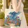 Majestic Blue Dragon Ancient Books Fantasy Flowers - Everyday Carry Gift for Dragon Lover Quilted Tote Bag - 4