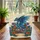 Majestic Blue Dragon Ancient Books Fantasy Flowers - Everyday Carry Gift for Dragon Lover Quilted Tote Bag - 3