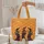 Three Women Cultural Attire Personalized Name - Everyday Carry Travel Gift for Her Quilted Tote Bag - 5