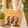 Three Women Cultural Attire Personalized Name - Everyday Carry Travel Gift for Her Quilted Tote Bag - 4
