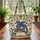 Ornate Blue Dragon Ancient Books Golden Filigree Botanical Personalized Travel Essentials Book Lover Gift Quilted Tote Bag - 3