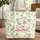 Pink Flamingos Hibiscus Floral Tropical - Everyday Carry Gift for Flamingo Lover Quilted Tote Bag - 1