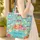 Floral Bouquet Flowers Green Leaves Wreath - Everyday Carry Gift Quilted Tote Bag - 4