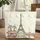 Personalized Your Name Eiffel Tower Parisian Cafe River Bridge Travel Essentials Quilted Tote Bag - 1