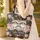 Raccoon Family Pink Roses Floral Wreath - Wildlife Lover Everyday Carry Gift Quilted Tote Bag - 4