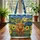 Highland Cow Sunflowers Name Heart - Lifestyle Everyday Carry Gift for Cow Lover Quilted Tote Bag - 3