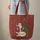 Swirling Filigree Scrollwork Santa Claus Christmas Tree - Everyday Carry Christmas Gift Quilted Tote Bag - 6