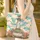 Lighthouse Cliff Seagulls Ocean Name Scroll Everyday Carry Gift for Ocean Lover Quilted Tote Bag - 4