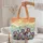 Purple Yellow Irises Botanical Display Sunset Sky Waves - Everyday Carry Gift Quilted Tote Bag - 5