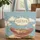 Sleeping Tabby Cat Hammock Personalized Everyday Carry Gift for Cat Lover Quilted Tote Bag - 1