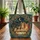 Ornate Cats Magical Book Celtic Knotwork Starry Night - Everyday Carry Gift for Cat Lover Quilted Tote Bag - 3