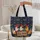 Proud Roosters Wooden Sign Personalized - Country Living Gift for Farm Lover Quilted Tote Bag - 5