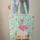 Flamingo Tropical Beach Hibiscus Palm Fronds - Name Scroll Everyday Carry Gift Quilted Tote Bag - 6