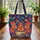 Chickens Large Eyes Bright Glasses Name Pennant - Everyday Carry Gift Chicken Lover Quilted Tote Bag - 3
