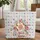 Folk Art Appliqué Floral Bouquet  Hoop Gingham - Everyday Carry Gift Quilted Tote Bag - 1