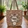 Smiling Fluffy Tabby Cat Coffee Beans Cup - Everyday Carry Gift for Coffee Lover Quilted Tote Bag - 3