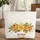 Personalized Floral Wreath Autumn Rose Pumpkins - Everyday Carry Gift Quilted Tote Bag - 1