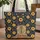 Cowboy Boots Sunflower Vines Wooden Sign Western Country Everyday Carry Gift Quilted Tote Bag - 1