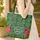 Red Cardinals Holly Berries Wreath - Christmas Holiday Travel Essentials Quilted Tote Bag - 4