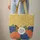 Monarch Butterfly Hydrangea Flowers Swirling Botanical Vines - Everyday Carry Gift Quilted Tote Bag - 6