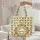 Orange Tulips Orderly Rows Green Leaves Arrangement - Everyday Carry Gift Quilted Tote Bag - 5