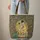 Personalized Kissing Couple Golden Robes Organic Swirls - Romantic Gift for Couples Quilted Tote Bag - 6