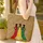 Three Female Silhouettes Ornate Gowns Baroque Foliage Damask - Everyday Carry Gift Quilted Tote Bag - 4