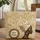Elegant African Woman Gold Tribal Jewelry Name Medallion - Everyday Carry Gift Quilted Tote Bag - 1