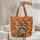 Raccoon Wooden Sign Autumn Leaves - Wildlife Lover Everyday Carry Gift Quilted Tote Bag - 5