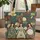 Women Holding Hands Patchwork Quilt Leaf Accents Daffodil - Everyday Carry Gift Quilted Tote Bag - 1