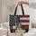 Statue of Liberty American Quilt - Everyday Carry Gift for Proud Americans Quilted Tote Bag - 5
