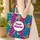 Leopard Spots Medallion - Everyday Travel Work Commute Market Essentials Quilted Tote Bag - 4