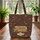Ornate Vintage Camper Van Travel Symbols Scrollwork Everyday Carry Gift for Travelers Quilted Tote Bag - 3