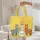 3 Cartoon Llamas Floral Wreath Paisley Swirls - Everyday Carry Gift Quilted Tote Bag - 5