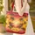Palm Frond Bird Tropical Sunset Rippling Water - Everyday Carry Travel Essentials Quilted Tote Bag - 4