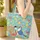 Toucan Red Crab Surfboard Beach Scene - Travel Essentials for Beach Lover Quilted Tote Bag - 4
