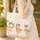 Flamingo Sunglasses Tropical Leaves Pink Hearts Pennant - Summer Everyday Carry Gift Quilted Tote Bag - 4