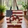 American Flag Fabric Roses - Independence Day Gift for Veterans Quilted Tote Bag - 3