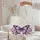 Ornate Purple Butterfly Lavender Rose Vines - Everyday Carry Gift Quilted Tote Bag - 5